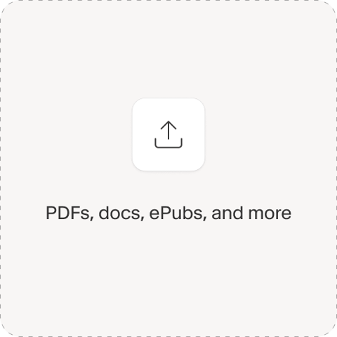 ElevenReader - upload your own files
